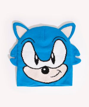 touca infantil sonic azul