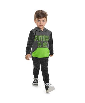 Conjunto Infantil Menino Future cinza Beatle Marlan