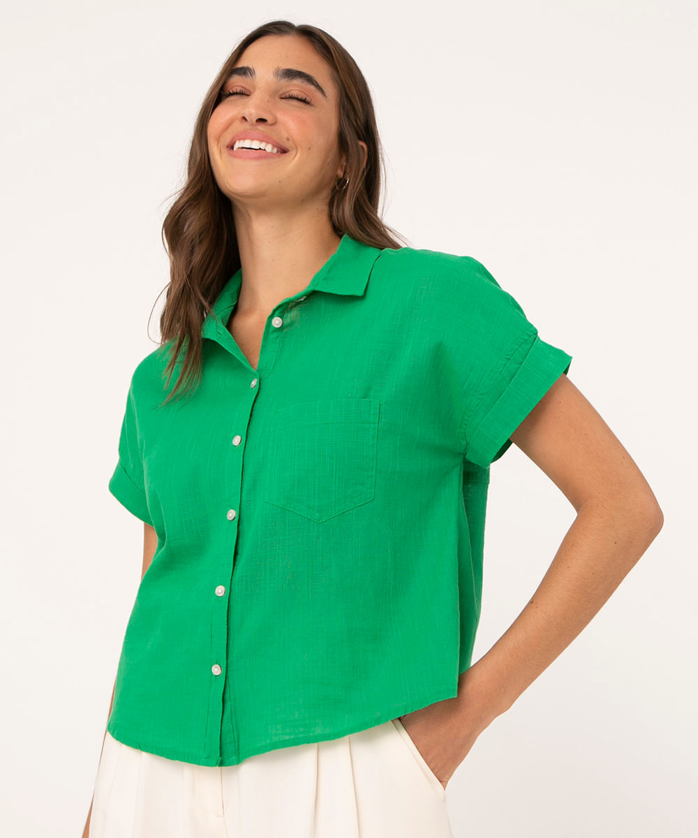camisa verde cea