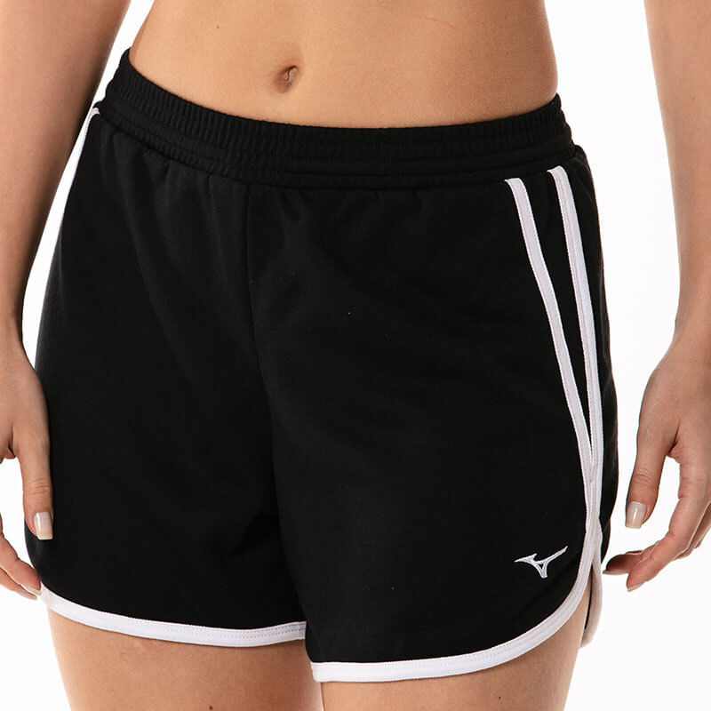 Shorts Sportystyle Feminino Mizuno Leisure F Preto Menor preço em Shorts Sportystyle Feminino Mizuno Leisure F Preto