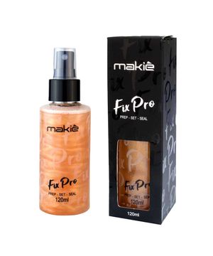 Fixador de Maquiagem Makiê Fix Pro Power Bronze 120ml