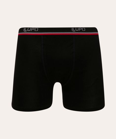 Cueca Masculina Lupo Boxer Preta