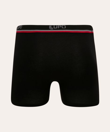 Cueca Masculina Lupo Boxer Preta