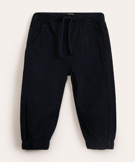 calça infantil jogger cargo azul marinho