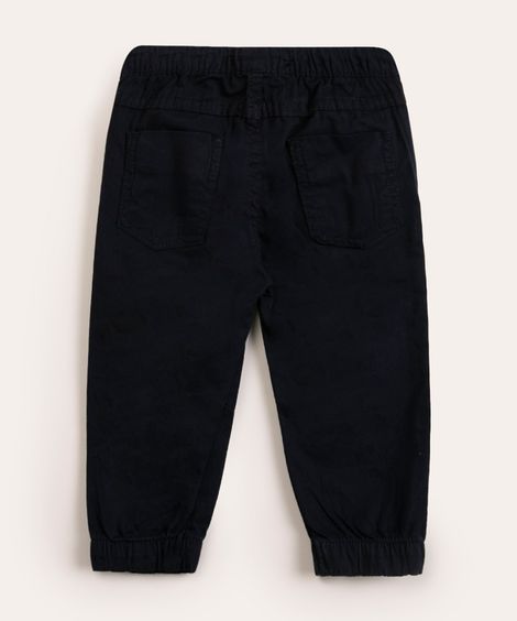 calça infantil jogger cargo azul marinho