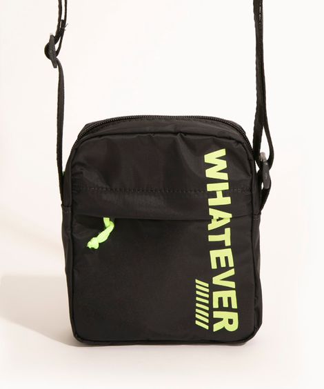 bolsa infantil shoulder whatever  preto