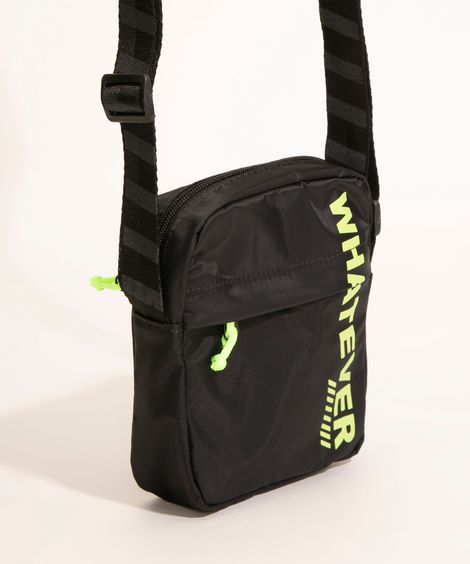 bolsa infantil shoulder whatever  preto