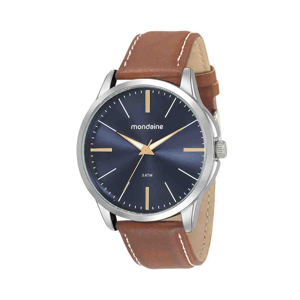 Relógio Mondaine Masculino 76706G0MVNH3 Marrom Menor preço em Relógio Mondaine Masculino 76706G0MVNH3 Marrom