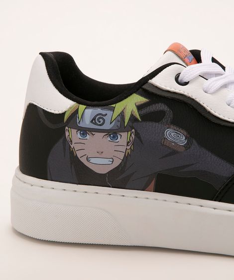 tênis juvenil cano baixo naruto multicor
