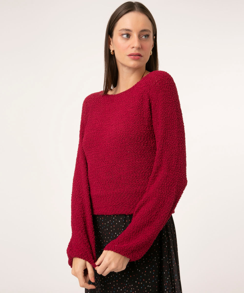 Suéter vermelho, da C&A