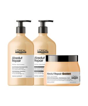 Kit L'Oréal Pro Absolut Repair Gold Quinoa - Sh+Cond+Másc