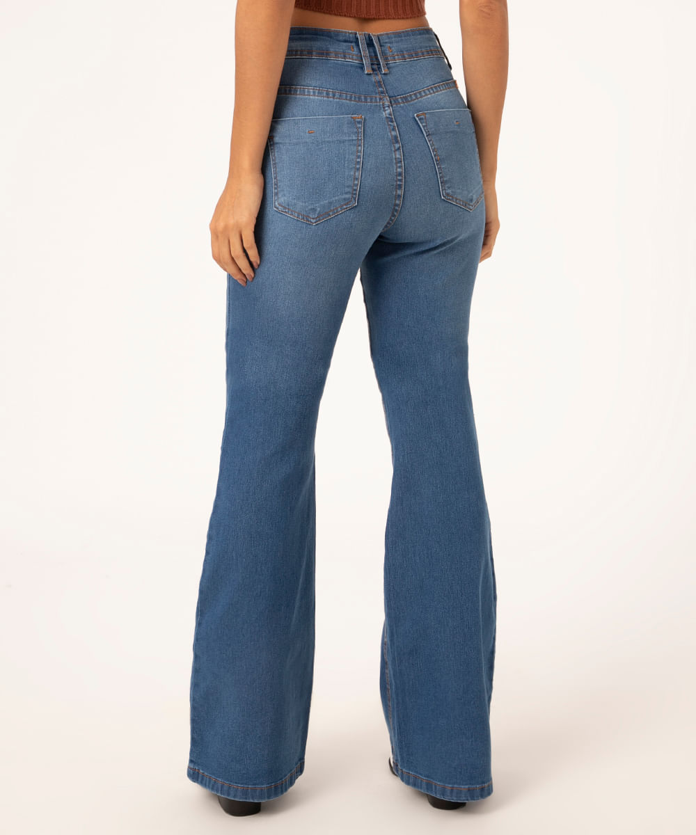 Descobrir 61+ imagem calça jeans flare feminina cintura alta - br ...