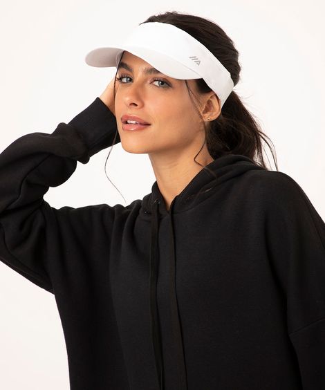 viseira básica com proteção uv50+ esportiva branco