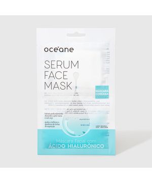Máscara Facial C/ Ácido Hialurônico - Serum Face Mask 20ml Océane
