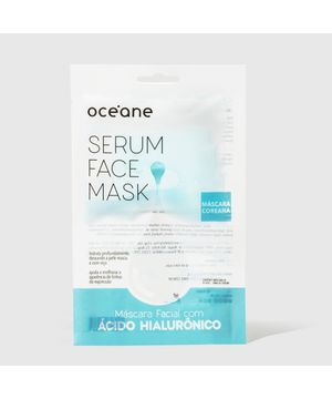 Máscara Facial C/ Ácido Hialurônico - Serum Face Mask 20ml Océane