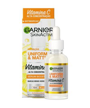 serum booster uniform e matte com vitamina c único