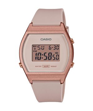 Relógio feminino Casio digital  rosê