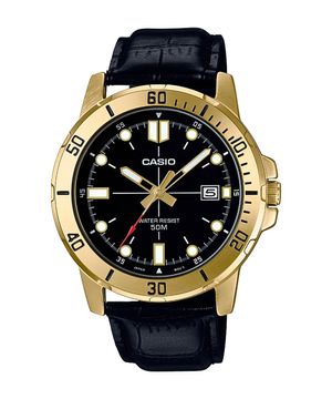 Relógio masculino Casio analógico  dourado