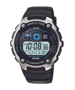 relógio casio masculino digital - AE-2000W-1AVDF preto