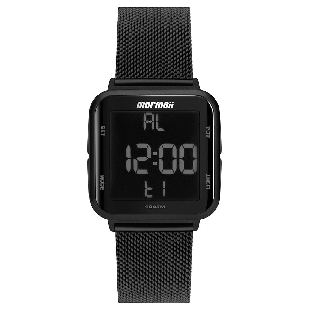 Relógio digital mormaii digi preto mo6600ag/8p Menor preço em Relógio digital mormaii digi preto mo6600ag/8p