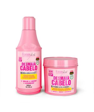 Kit Especial Desmaia Cabelo Forever Liss Shampoo 300ml e Máscara 200g