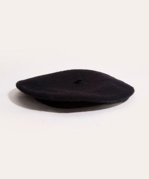 boina francesa felpada preto