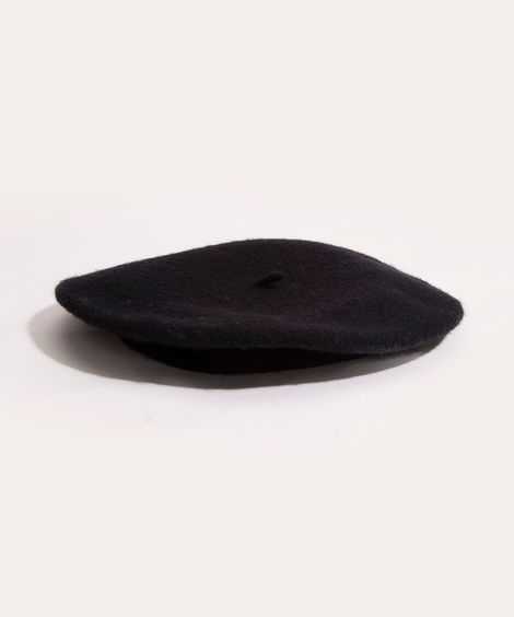 boina francesa felpada preto