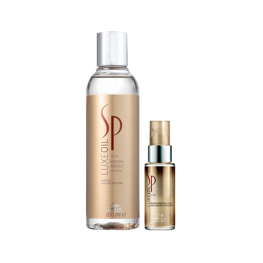 Kit SP System Professional Luxe Oil Keratin - Shampoo 200 ml + Óleo 30 ml