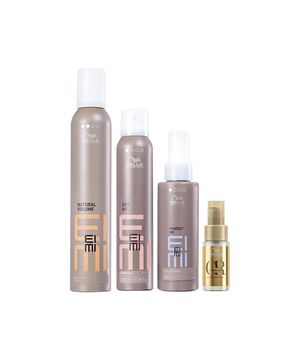 Kit Wella Professionals Eimi Sha Leavein Mousse Óleo