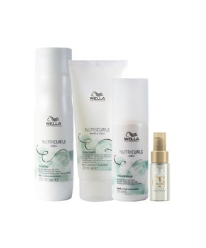 Kit Wella Professionals Nutricurls Sh Cond LV Óleo Ligth