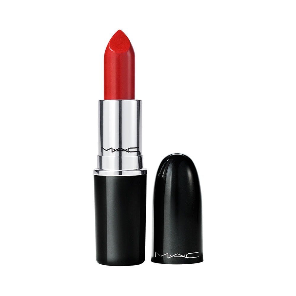 Batom Labial MAC Lustreglass Lipstick Tons Escuros Flustered