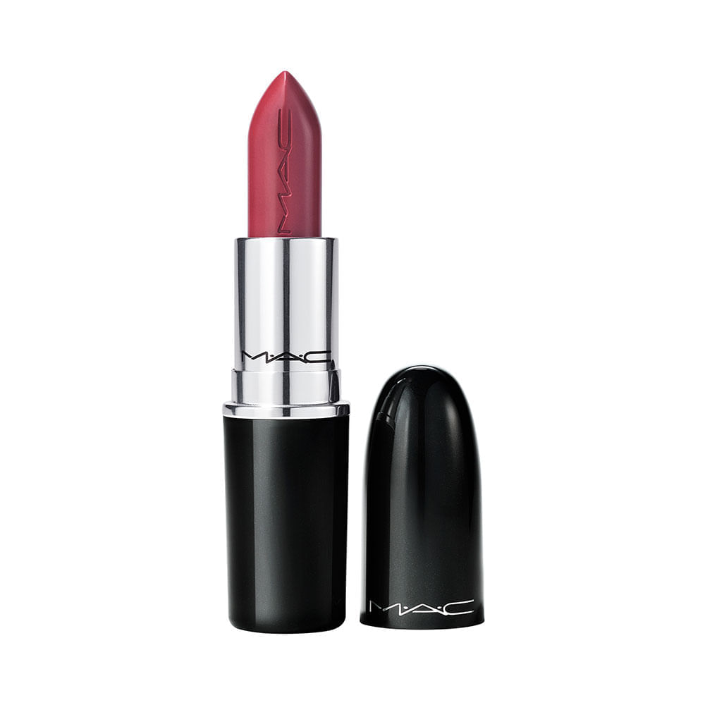 Batom Labial MAC Lustreglass Lipstick Tons Escuros Beam There Done That