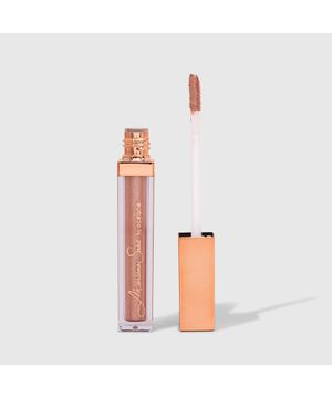 Sombra Líquida Pêssego Mariana Saad Shine & Glow Liquid Eyeshadow Soft Peach 4,2g