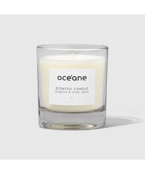 Vela de Bergamota e âmbar Scented Candle Oceane 180g