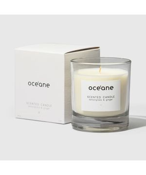 Vela de Capim Limão e Gengibre Scented Candle Oceane 180g