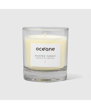 Vela de Gardênia e Tuberosa Scented Candle Oceane 180g