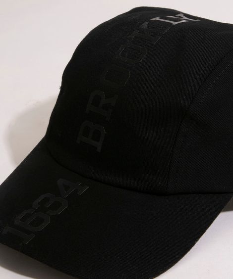 boné aba curva brooklyn  preto