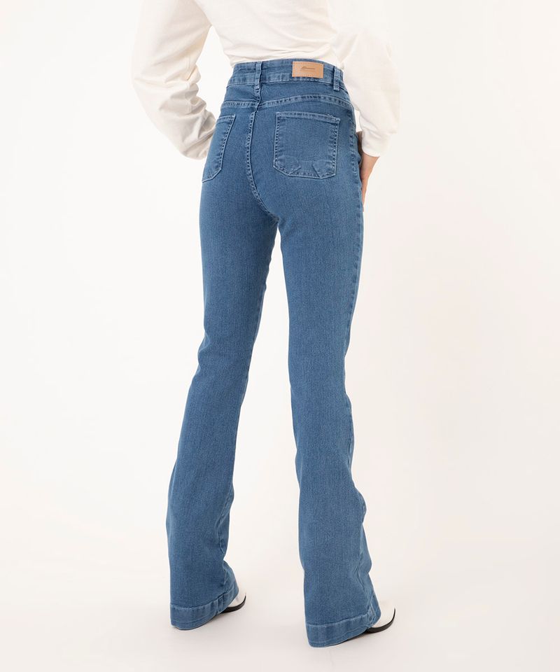 Calça jeans flare store cea