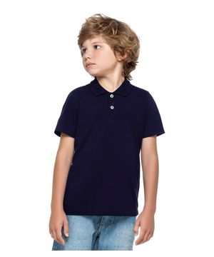 Camisa Polo Infantil Trick Nick Básicos Azul