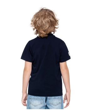 Camisa Polo Infantil Trick Nick Básicos Azul