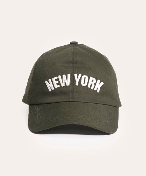 boné aba curva new york  verde