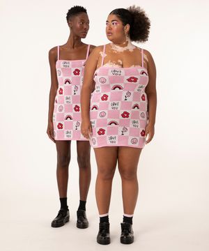 vestido de tricô quadriculado surreal são paulo rosa
