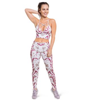 Calça Legging Snake Veggi Vinho