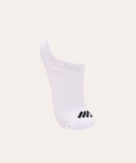 meia invisível para pilates branca