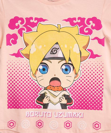 blusa juvenil de algodão boruto rosa claro