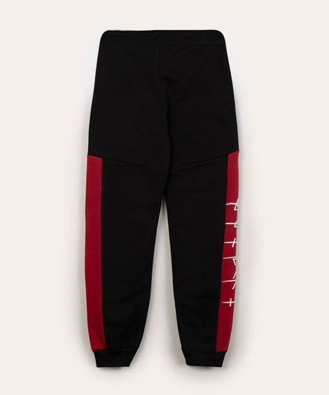 calça juvenil de moletom naruto preta
