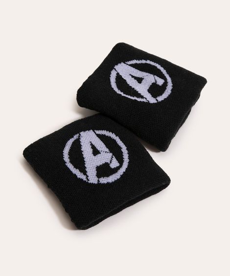 munhequeira avengers marvel  preto