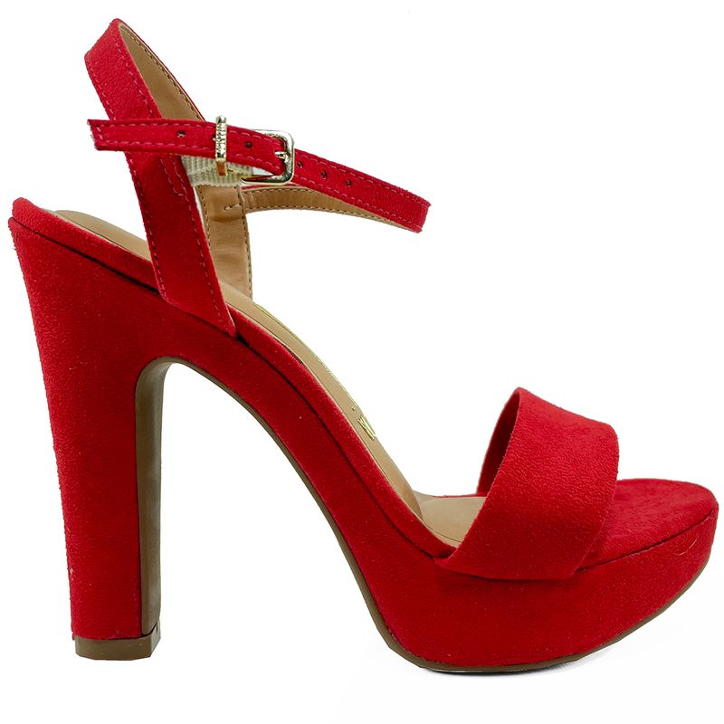 sand lia vizzano meia pata camur a feminina vermelho C A