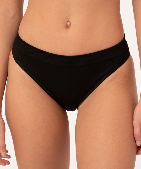 kit de 2 calcinhas biquíni caneladas delrio multicor