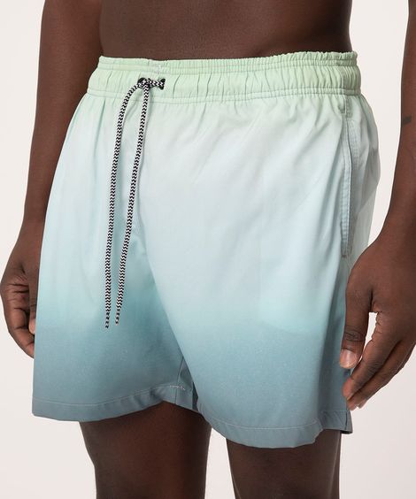 short surf degradê com cordão verde